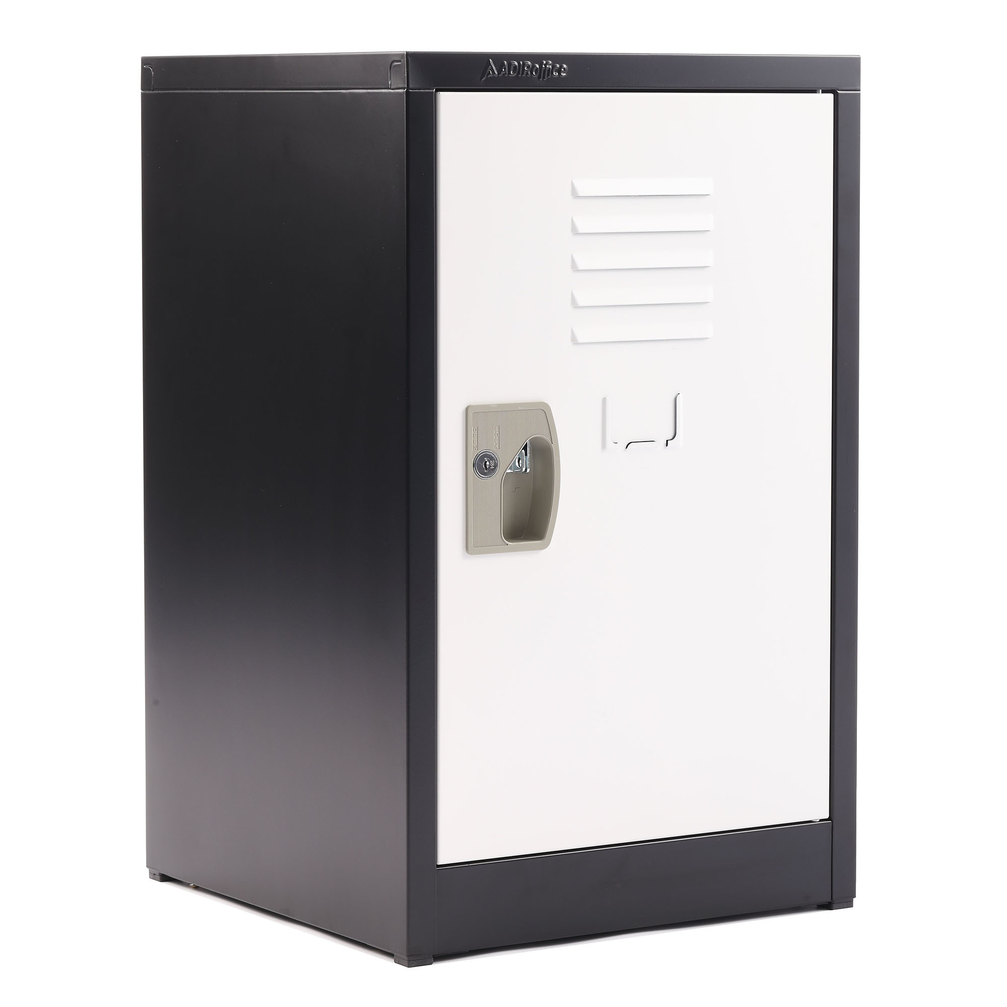 Alpine, 24ft.' Locker for Kids – Black, 4-Pack, Height 24 in, Width 15 in, Color Black, Model# ADI629-02-B-W-PKG-4